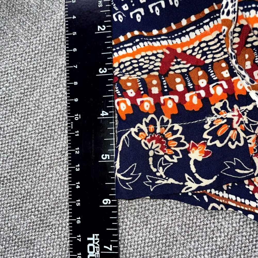 Beach Lunch Lounge Shorts Women Medium Multicolor Patterned Chic Bohemian Summer - Picture 10 of 11